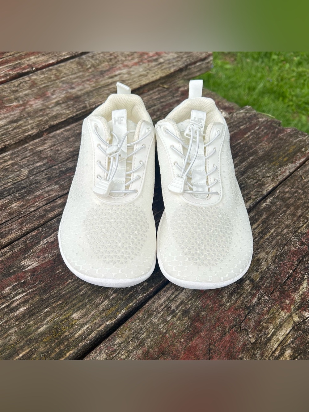 Hike Footwear HF Series Cloud Barefoot Sneaker White Grey EU 3 W 7 M 5 - Picture 3 of 6